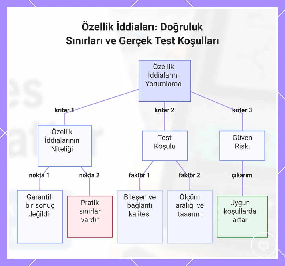 Özellik İddiaları: Doğruluk Sınırları ve Gerçek Test Koşulları