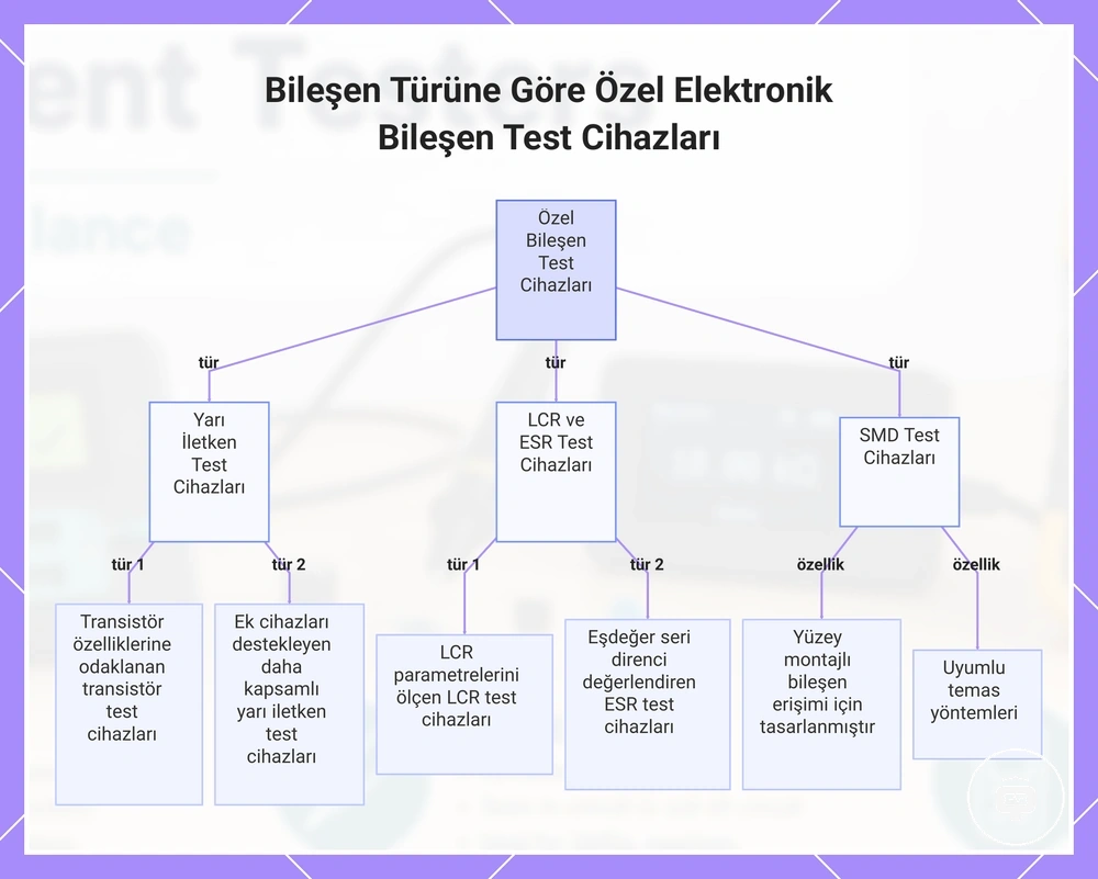 Bileşen Türüne Göre Özel Elektronik Bileşen Test Cihazları