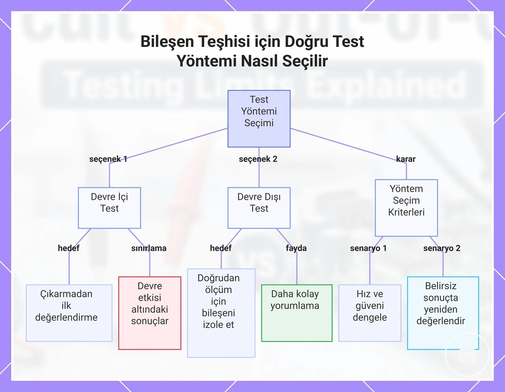 Bileşen Teşhisi için Doğru Test Yöntemi Nasıl Seçilir