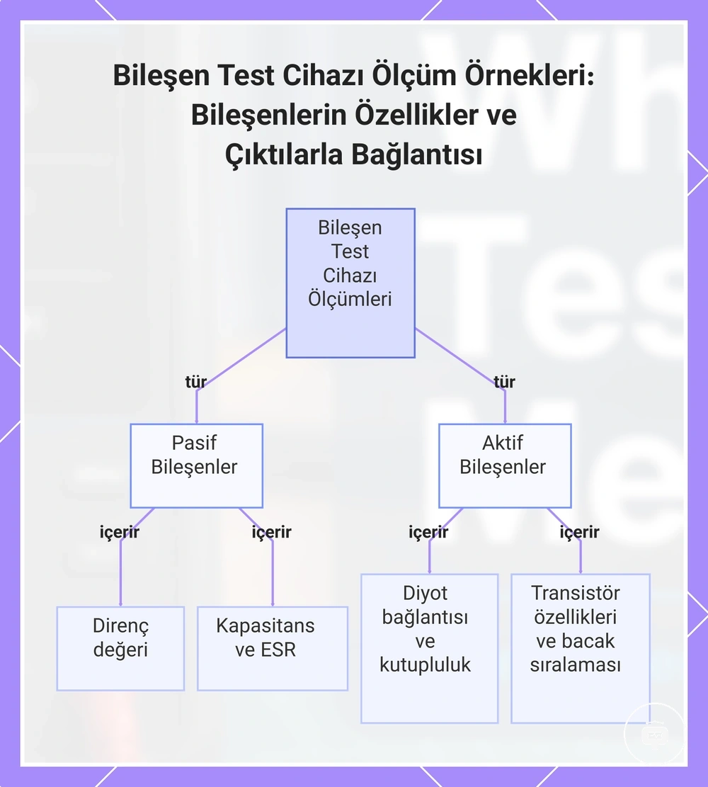 Bileşen Test Cihazı Ölçüm Örnekleri: Bileşenlerin Özellikler ve Çıktılarla Bağlantısı