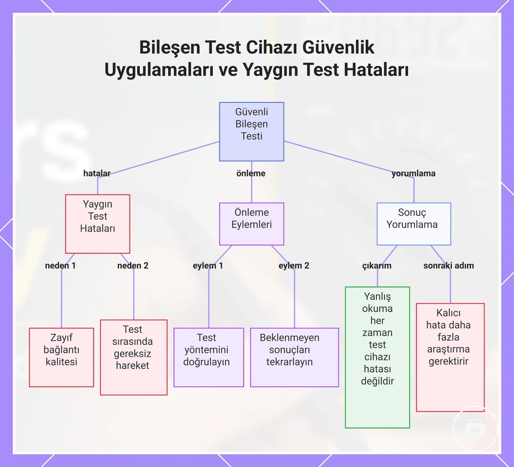 Bileşen Test Cihazı Güvenlik Uygulamaları ve Yaygın Test Hataları