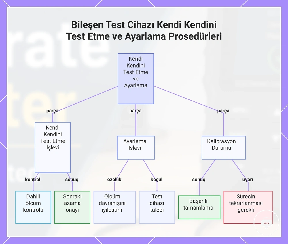 Bileşen Test Cihazı Kendi Kendini Test Etme ve Ayarlama Prosedürleri