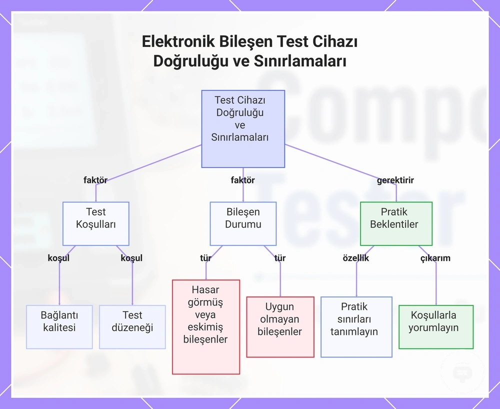 Elektronik Bileşen Test Cihazı Doğruluğu ve Sınırlamaları