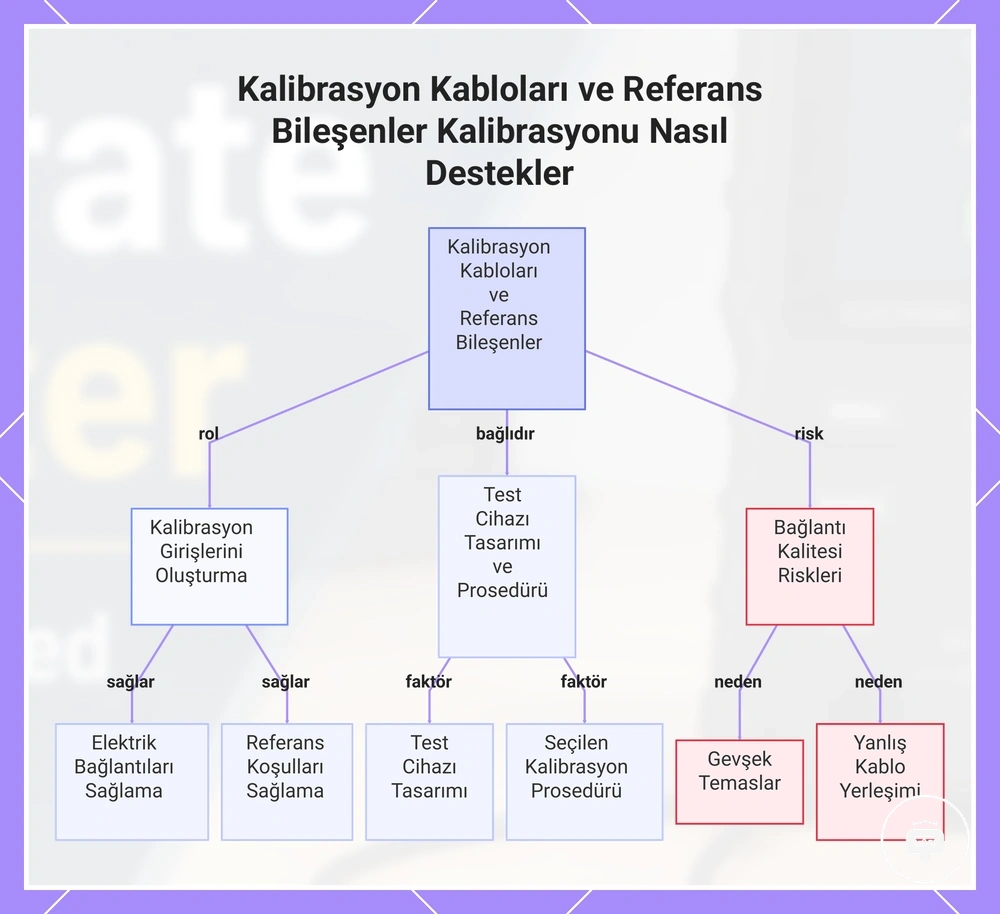 Kalibrasyon Kabloları ve Referans Bileşenler Kalibrasyonu Nasıl Destekler