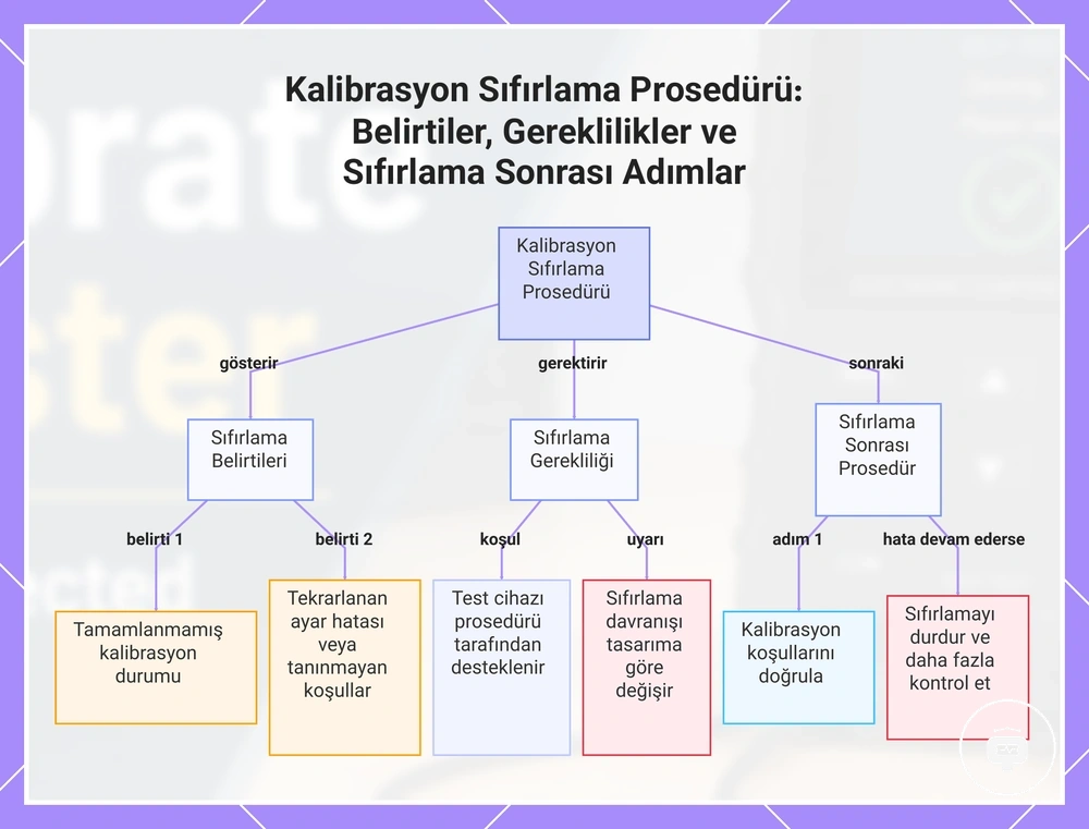 Kalibrasyon Sıfırlama Prosedürü: Belirtiler, Gereklilikler ve Sıfırlama Sonrası Adımlar