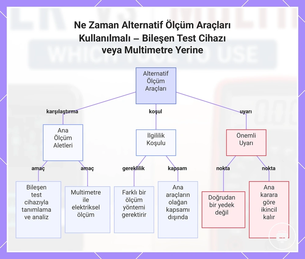 Ne Zaman Alternatif Ölçüm Araçları Kullanılmalı – Bileşen Test Cihazı veya Multimetre Yerine