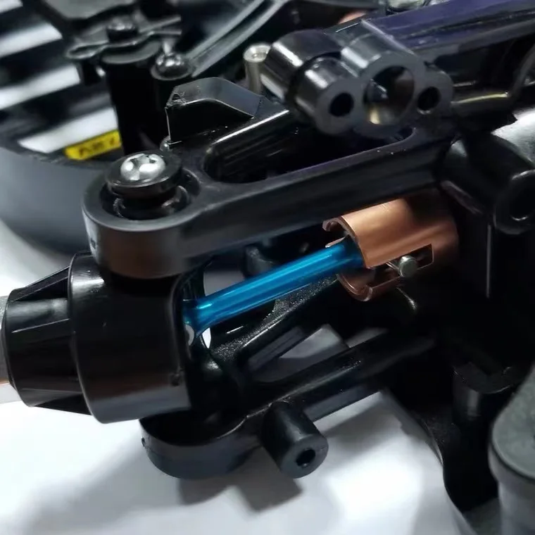 PALUMMA Albero Di Trasmissione In Acciaio Per Tamiya TT02 TT-02 RC, 44mm, Giunti Universali Tripli, Nero
