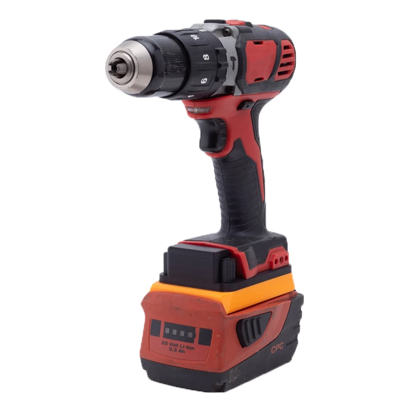 Perceuse à Percussion Sans Fil 600W Roadtime 2.6J - Compatible Batteries Milwaukee M18 (batterie Non Incluse) - 4 Fonctions, 980 Tr/min, SDS PLUS, Parfaite Pour Le Bricolage Et Les Pros