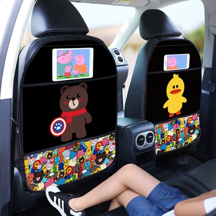 Image du protecteur de siège arrière de voiture pour enfants