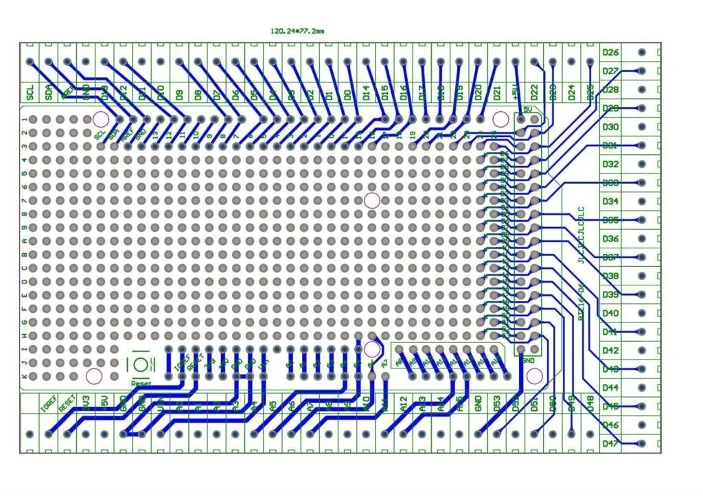 Kit de carte de blindage de nuit pour Ardu37Mega 2560 / Mega2560 R3