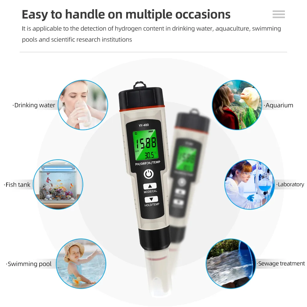 Stylo PH-mètre Numérique Portable - Pour Aquarium, Piscine, Eau, Vin, étalonnage Automatique