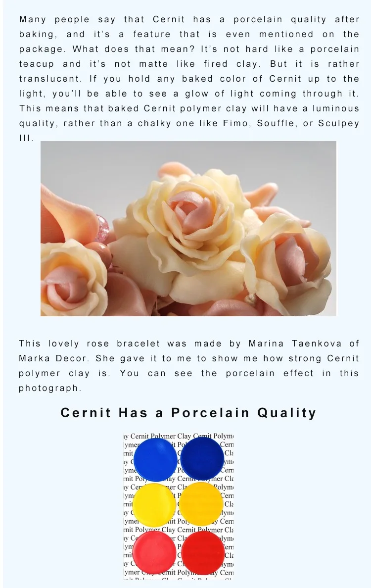 CERNIT-Argile polymère translucide