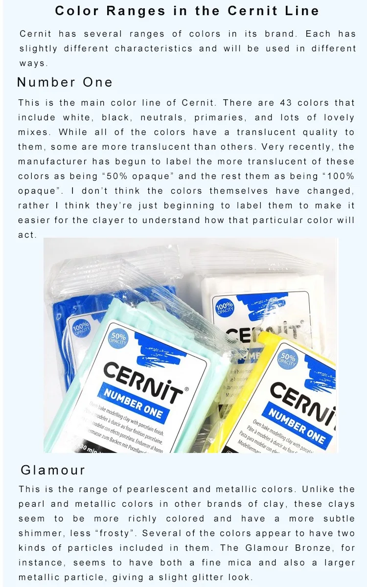 CERNIT-Argile polymère translucide