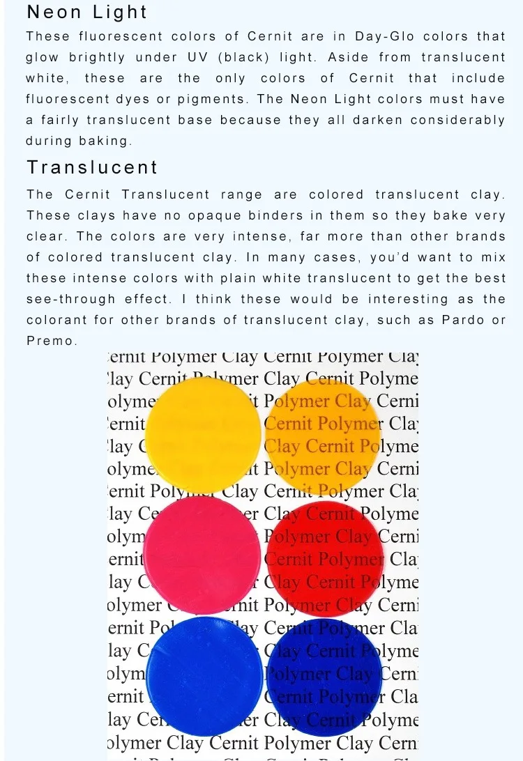 CERNIT-Argile polymère translucide