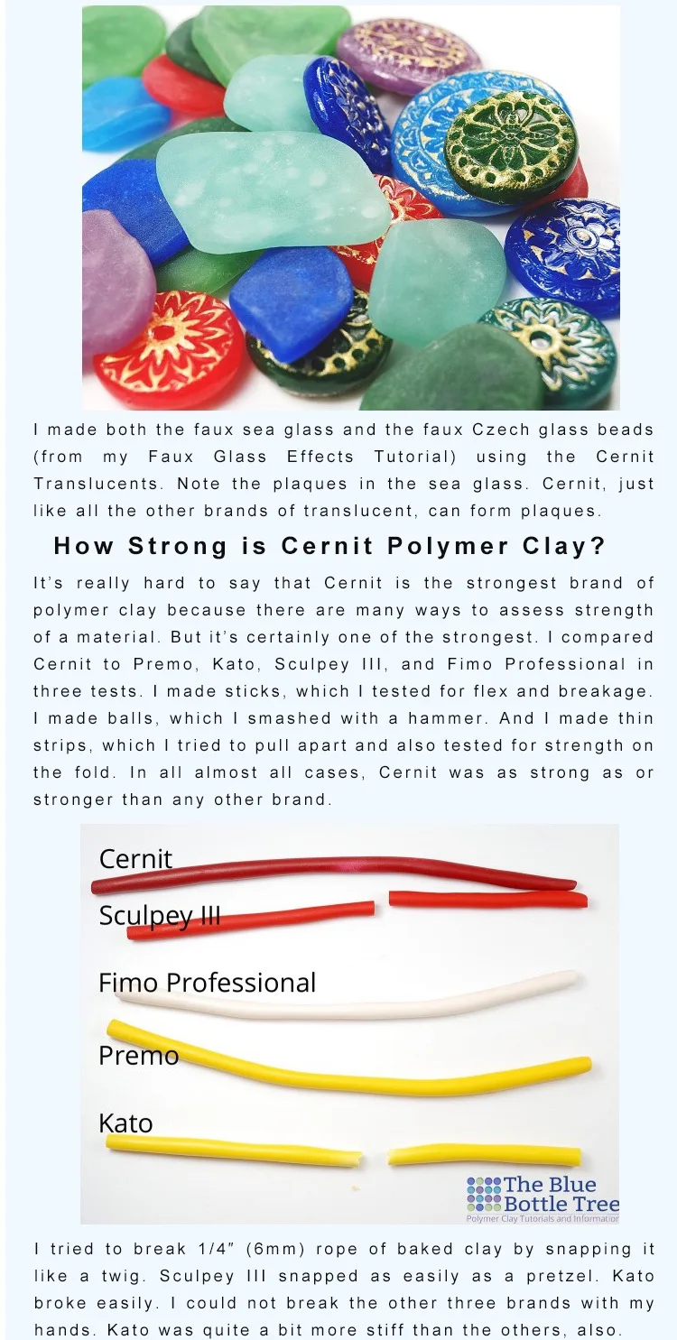 CERNIT-Argile polymère translucide