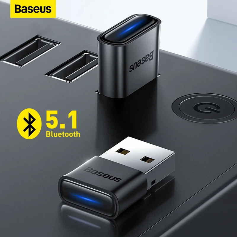 Adaptateur Bluetooth 5.0 Pour PC - Clé USB Plug & Play, Portée 20 M - Pour Casque, Enceinte, Souris, Clavier, Windows/macOS