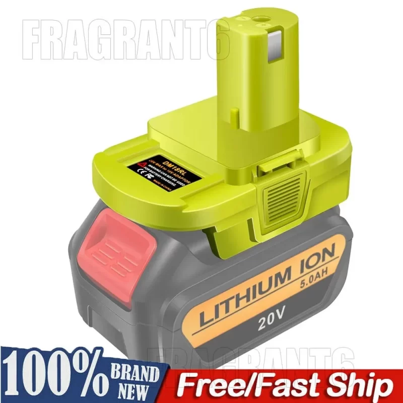 Adaptateur Batterie Parkside Vers Ryobi