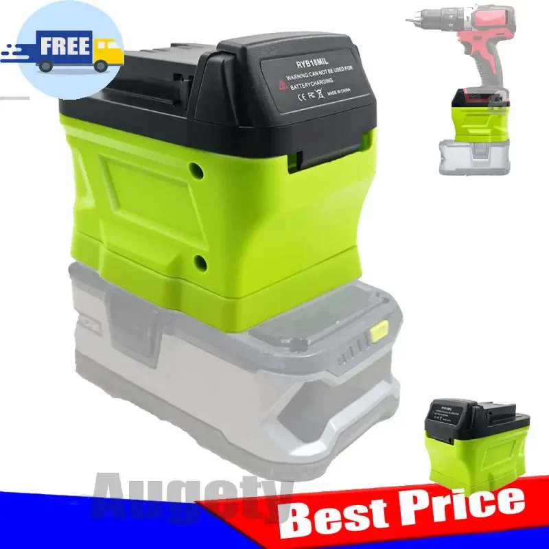 Adaptateur Batterie Parkside Vers Ryobi