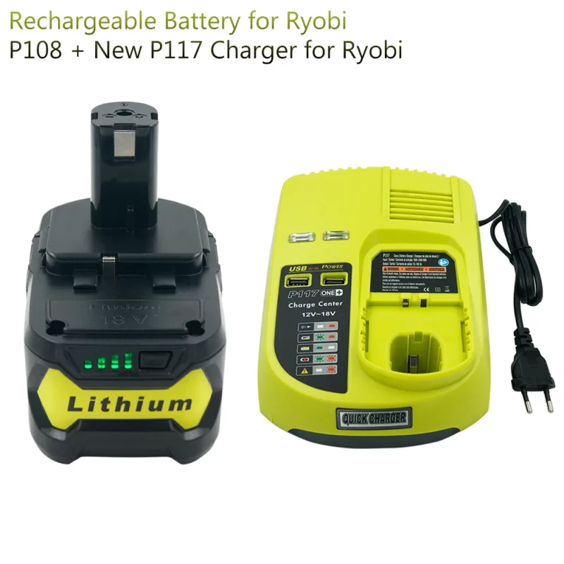 Adaptateur Batterie Parkside Ryobi