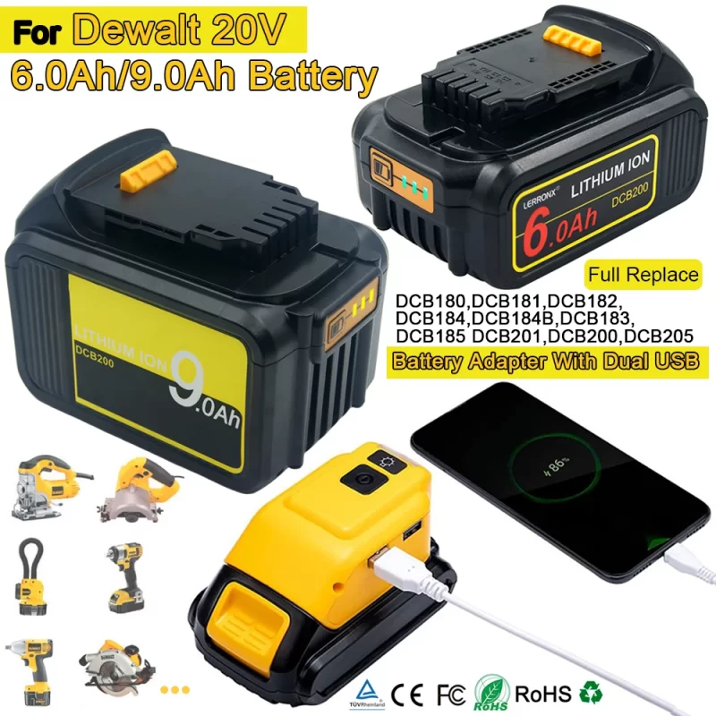 Adaptateur Pour Batterie Parkside