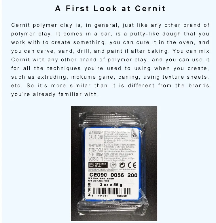CERNIT-Argile polymère translucide