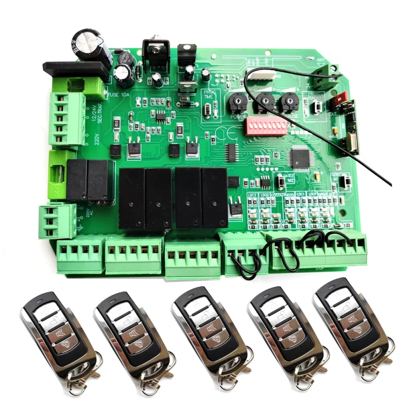 Carte Électronique Portail Battant 24V