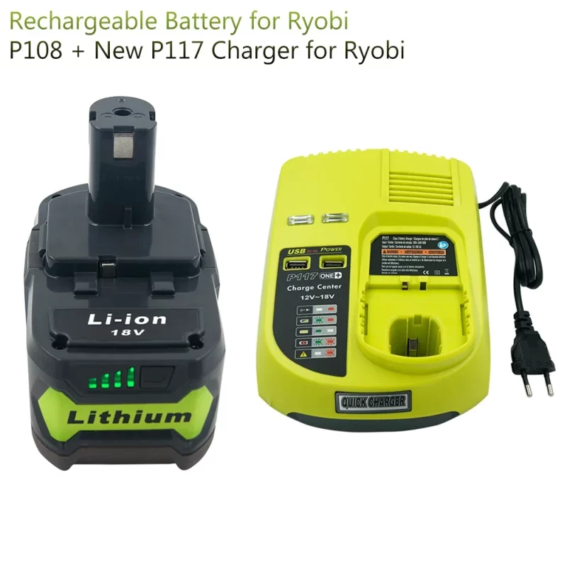 Adaptateur Batterie Parkside Ryobi