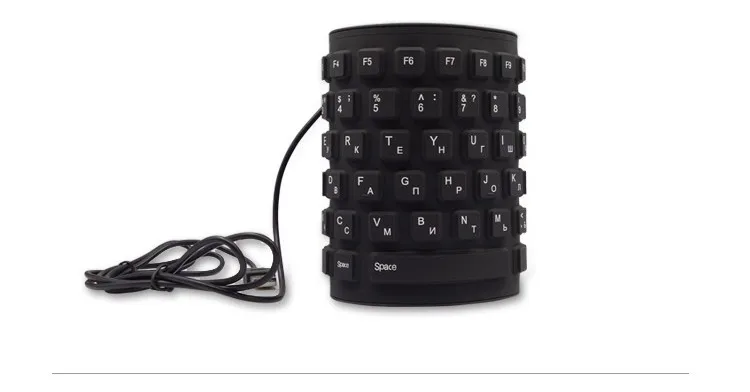 Clavier en silicone flexible et silencieux pour PC