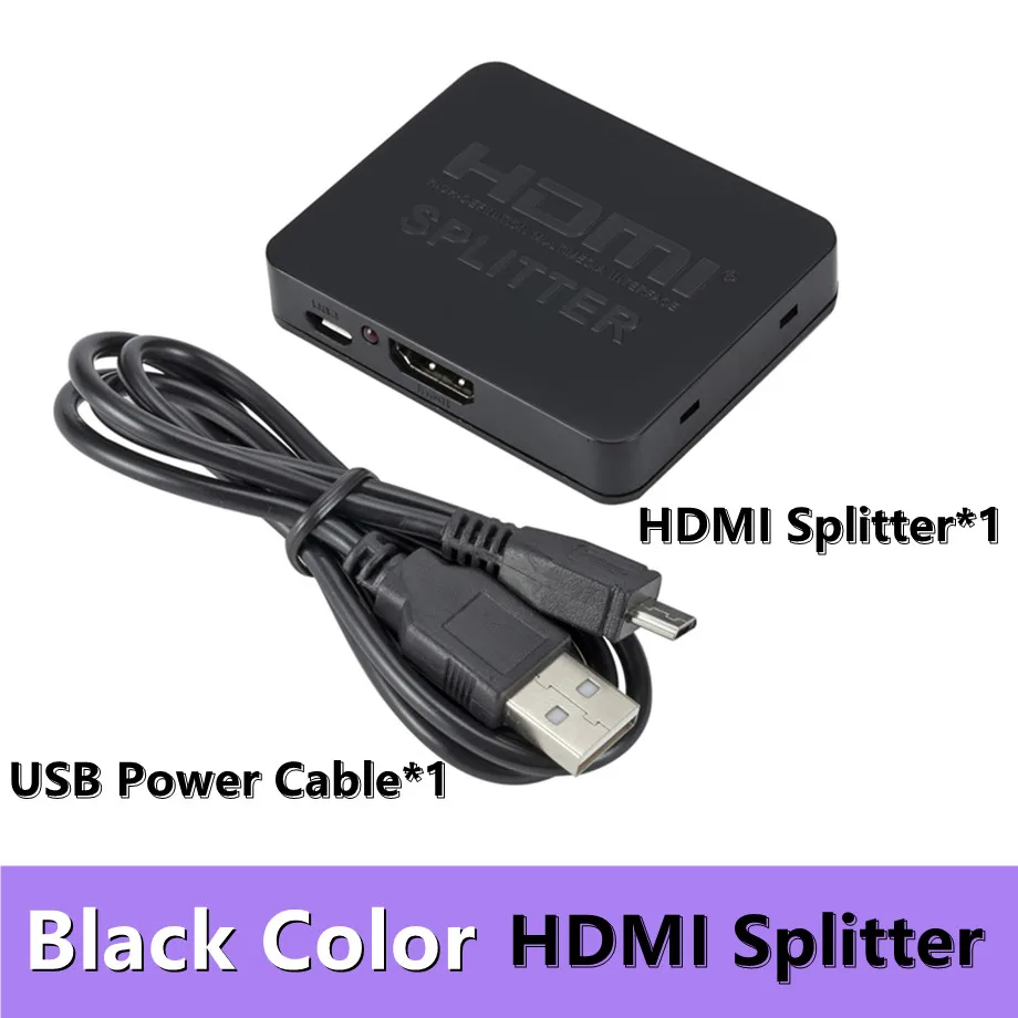 Contenu de l'emballage du répartiteur HDMI