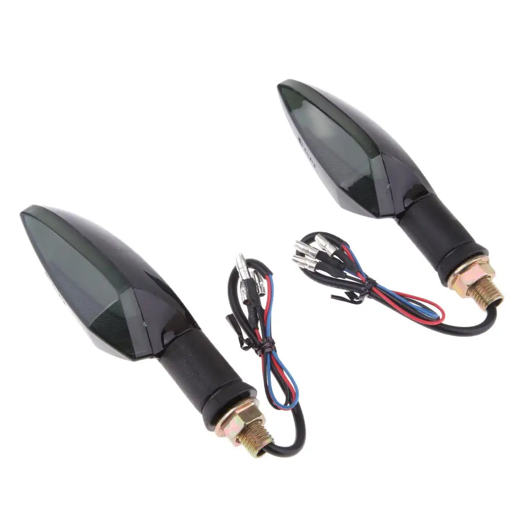 Clignotant LED universel avant et arrière pour moto, ambre, Honda, Yamaha, etc.