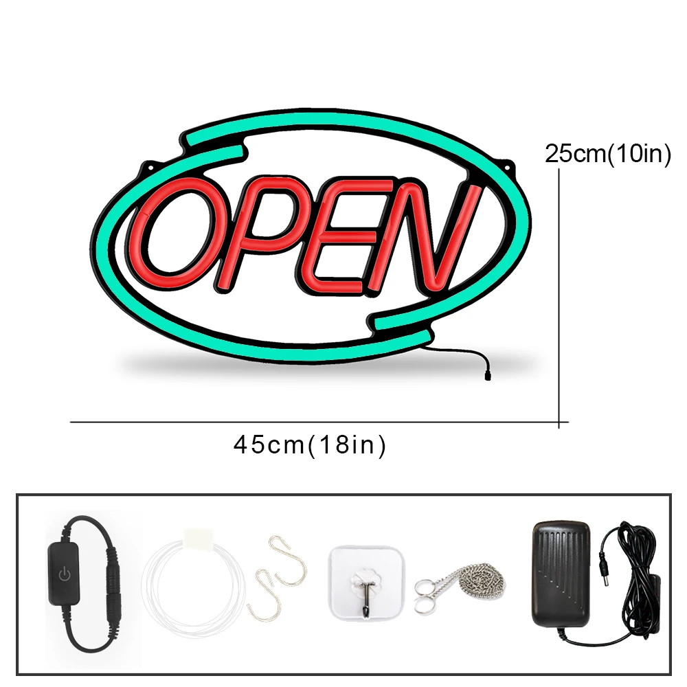 Panneau OPEN sans télécommande Mode d'éclairage stable