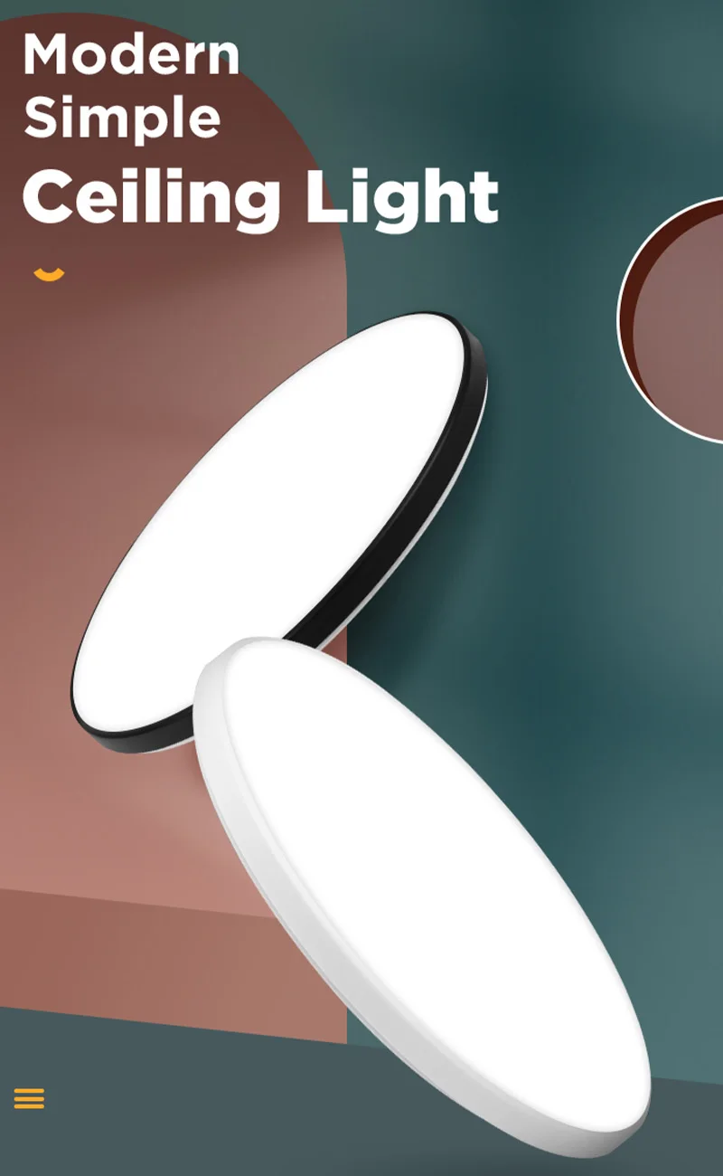 Plafonnier LED Ultra-Mince étanche