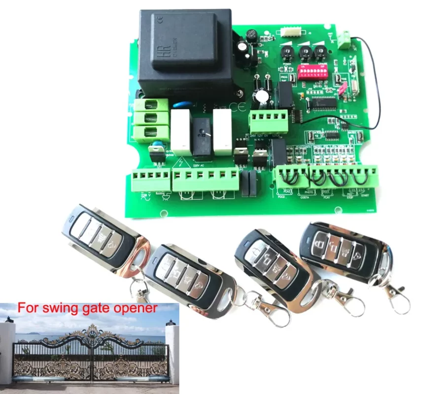 Carte Électronique Portail Battant 24V