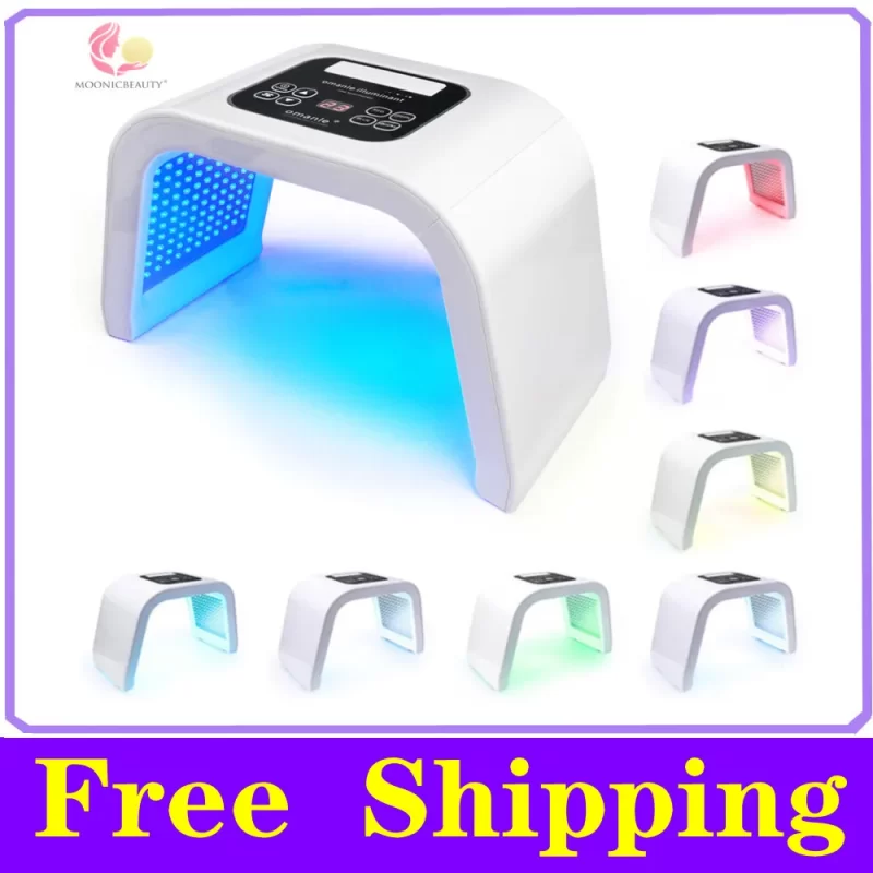 Lumière Led Visage Couleur