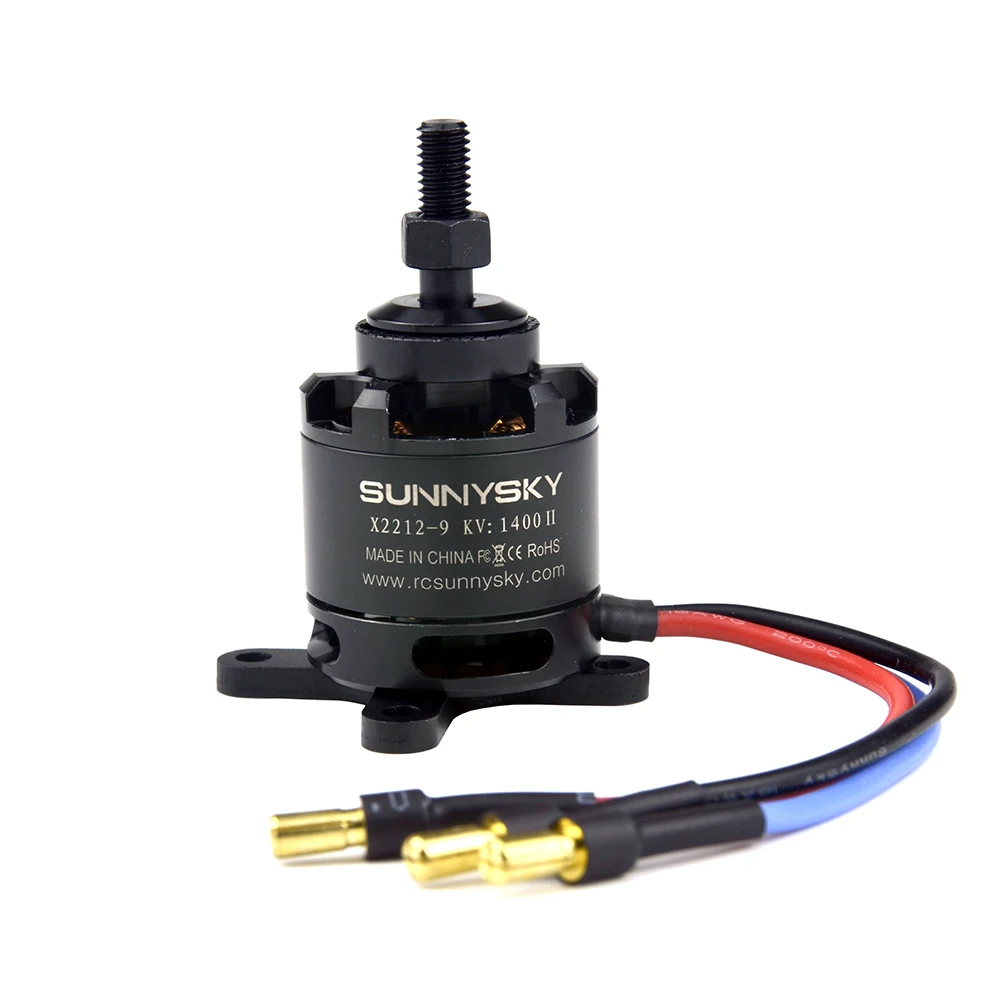 Moteur Sans Balais Sunnysky X2212 2450KV Pour Drone - 2-3S Lipo, Diamètre Arbre 3.17mm, Puissance 450W, Idéal FPV Et Quadricoptères