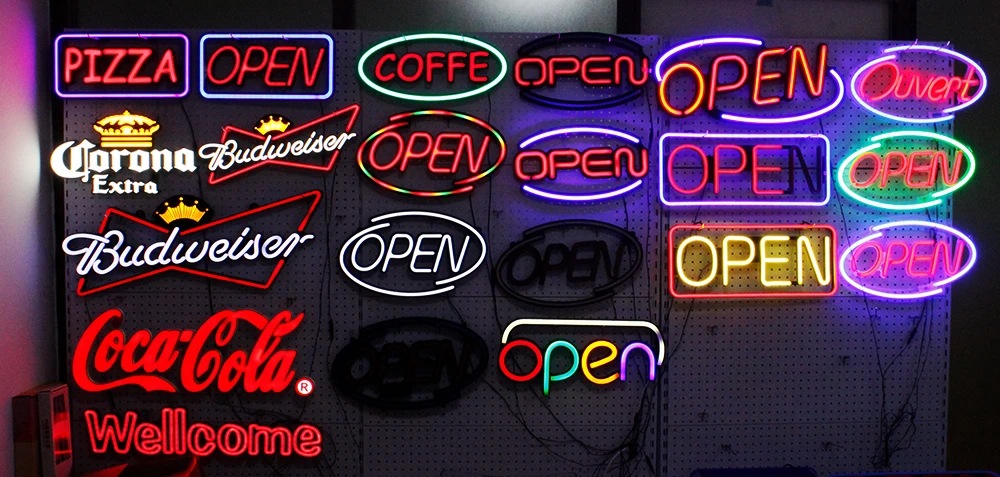 ENSEIGNE OUVERTE DELI LED