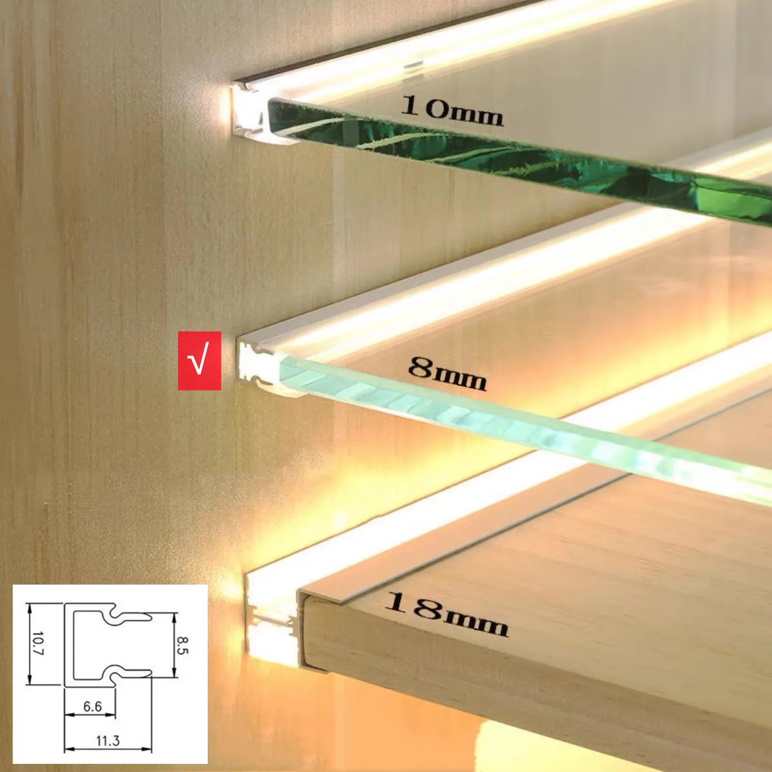 Lot De 5 Sapins De Noël Lumineux En Acrylique - Décoration LED Pour Table, Cheminée, Centre De Table (Doré)