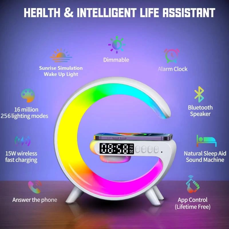 Reveil Enceinte Led