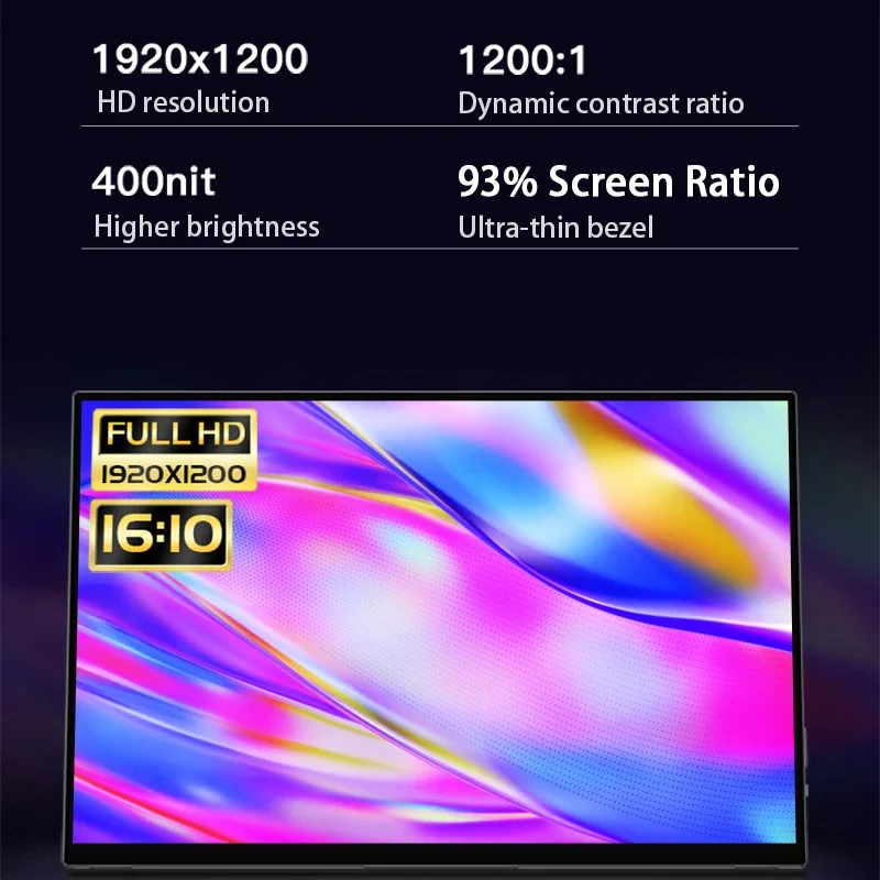 ExoticaBlend Écran Mobile Intelligent 21,5 Pouces HD Sur Roulettes — Moniteur Tactile Android 14 Sans Fil, Pivotant, Parfait Pour Streaming, Télétravail & Maison