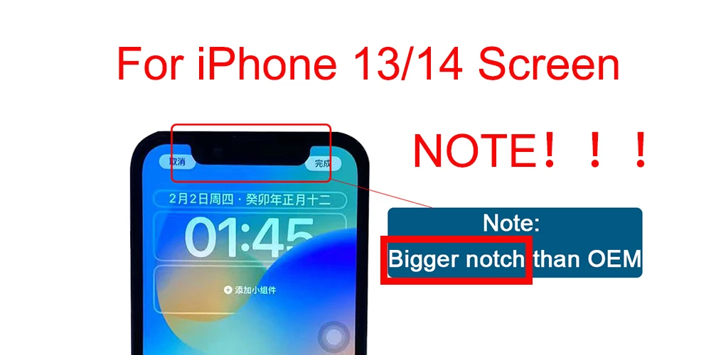 Écran tactile LCD de remplacement pour iPhone