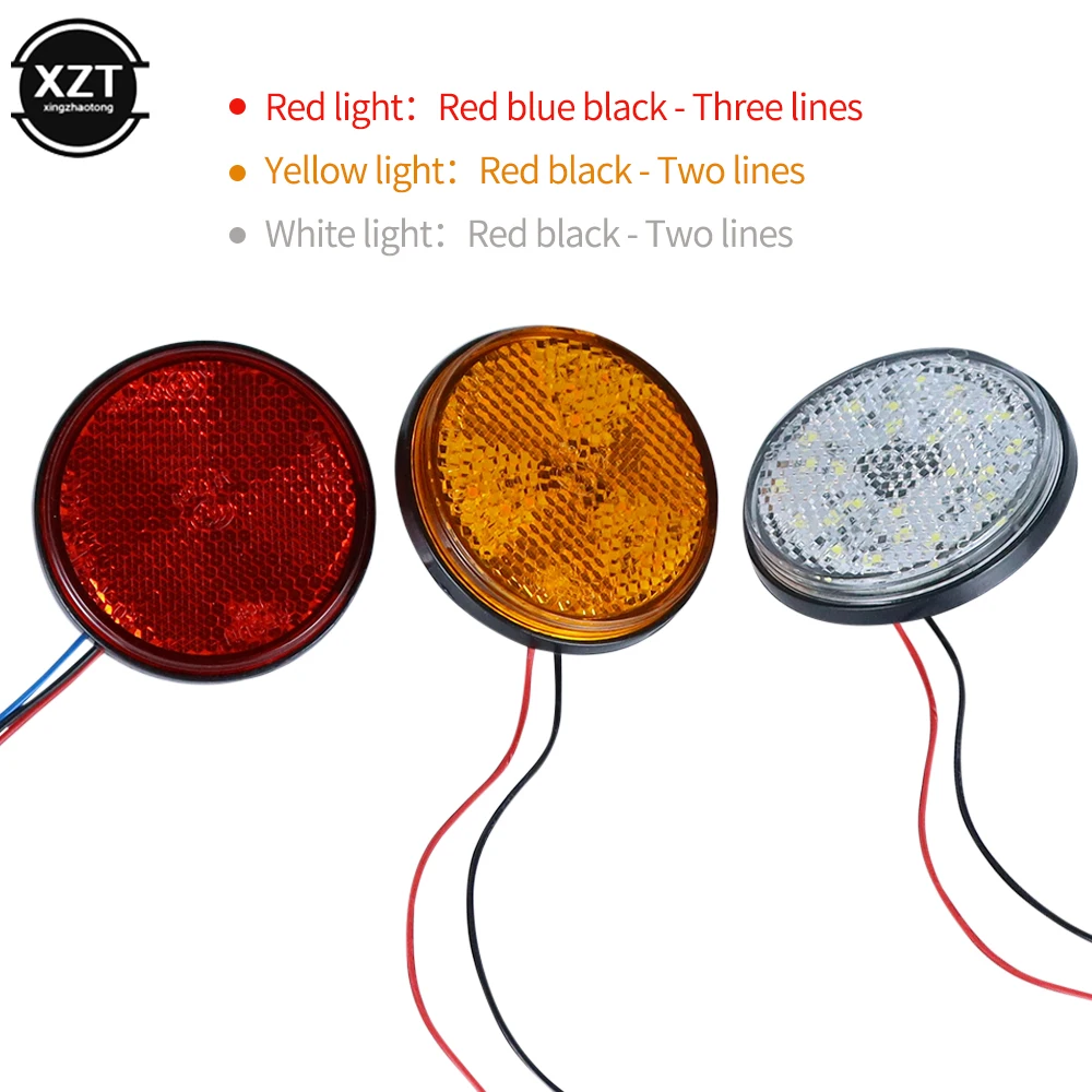 Feu Stop Tricycle LED Feu Arrière LED Moto Universel - Frein Et Circulation - Rouge - 12V éclairage Scooter Universel