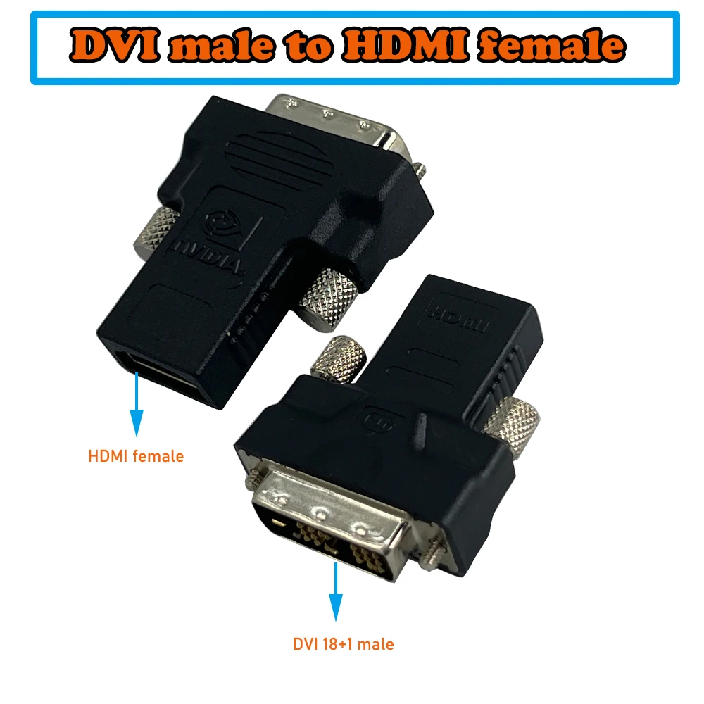 DVI mâle vers HDMI femelle
