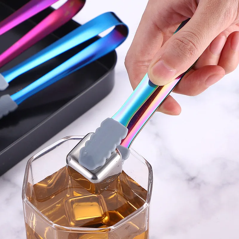 Mini pince à glaçons en acier inoxydable