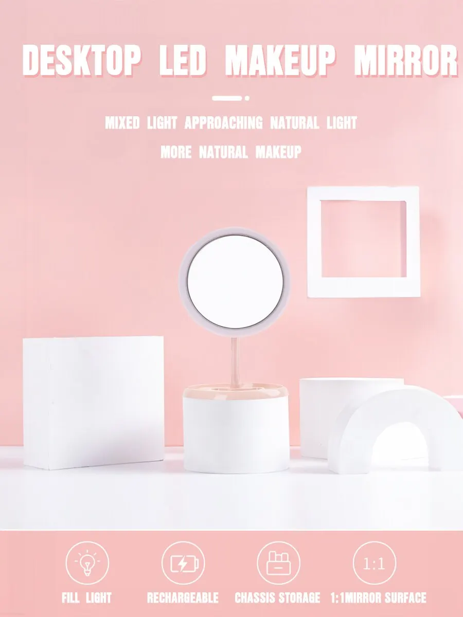 miroir rose