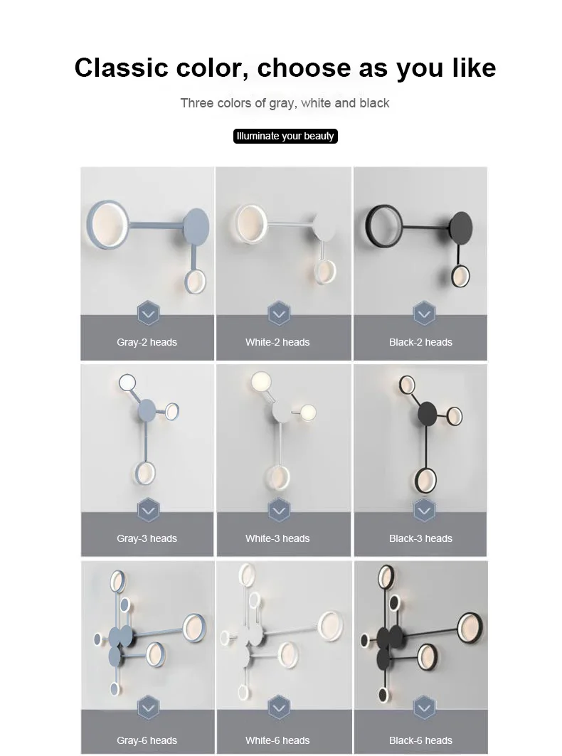 Détail de l'applique murale