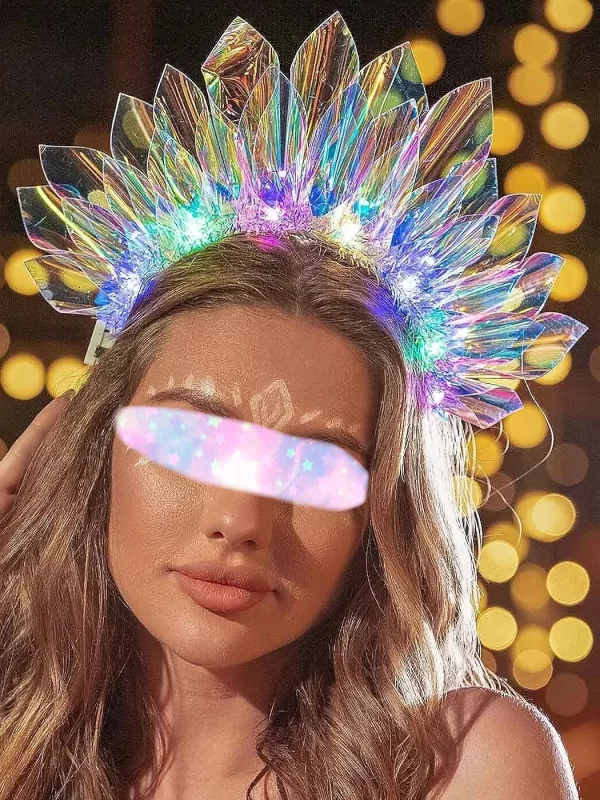 Lumière Led Visage Couleur