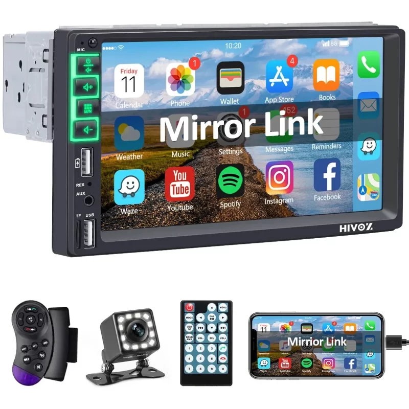 Camera De Recul + Ecran 7 Pouces