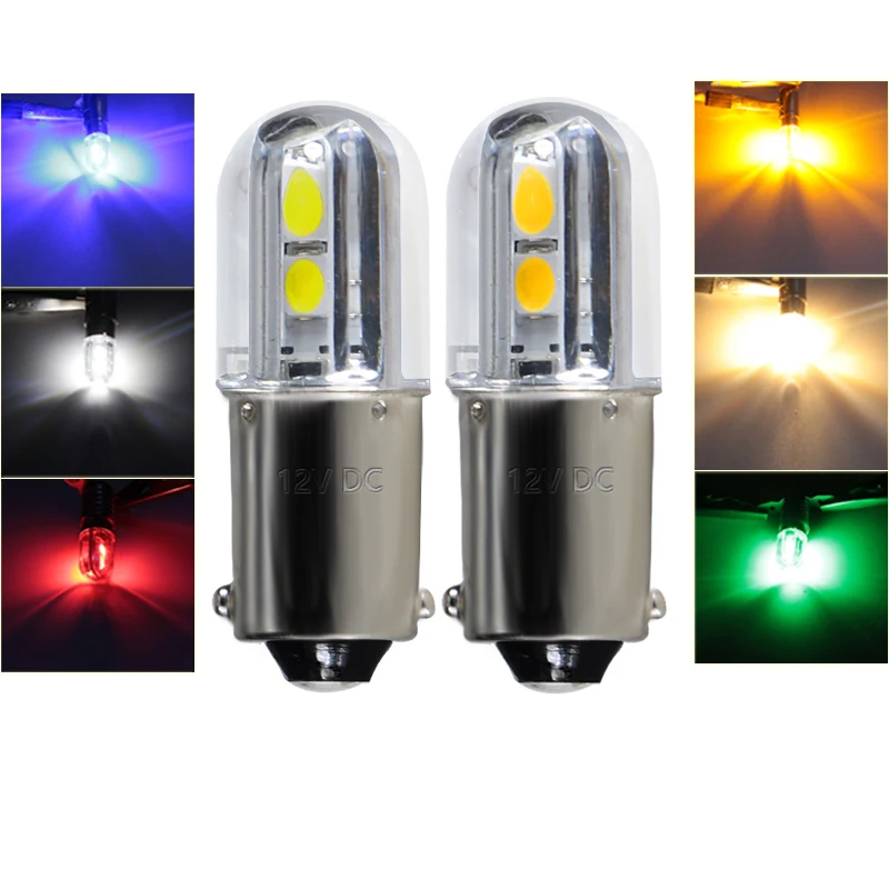 3 Ampoules LED BA9s Vert 220V-240V - Pour éclairage Intérieur Voiture, Bateau, Signalisation, Basse Consommation