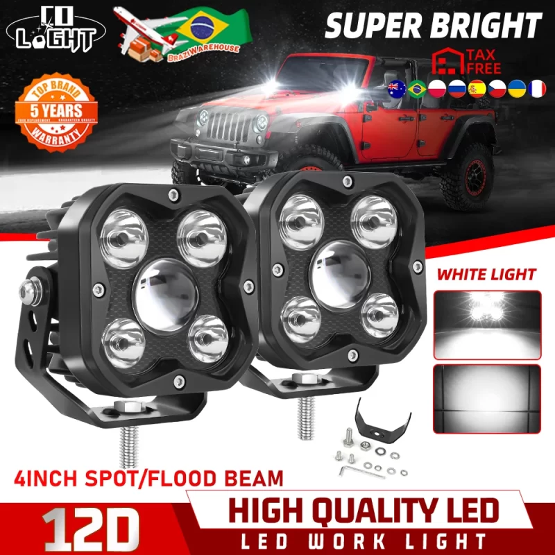 Phare De Travail Led 12V