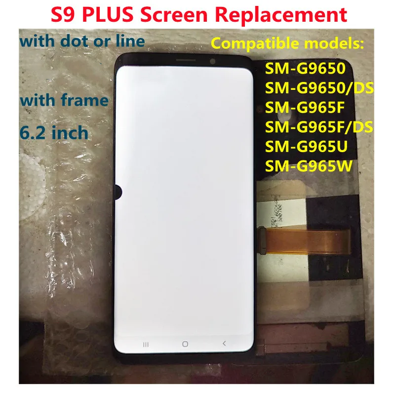 Écran tactile LCD de remplacement avec châssis